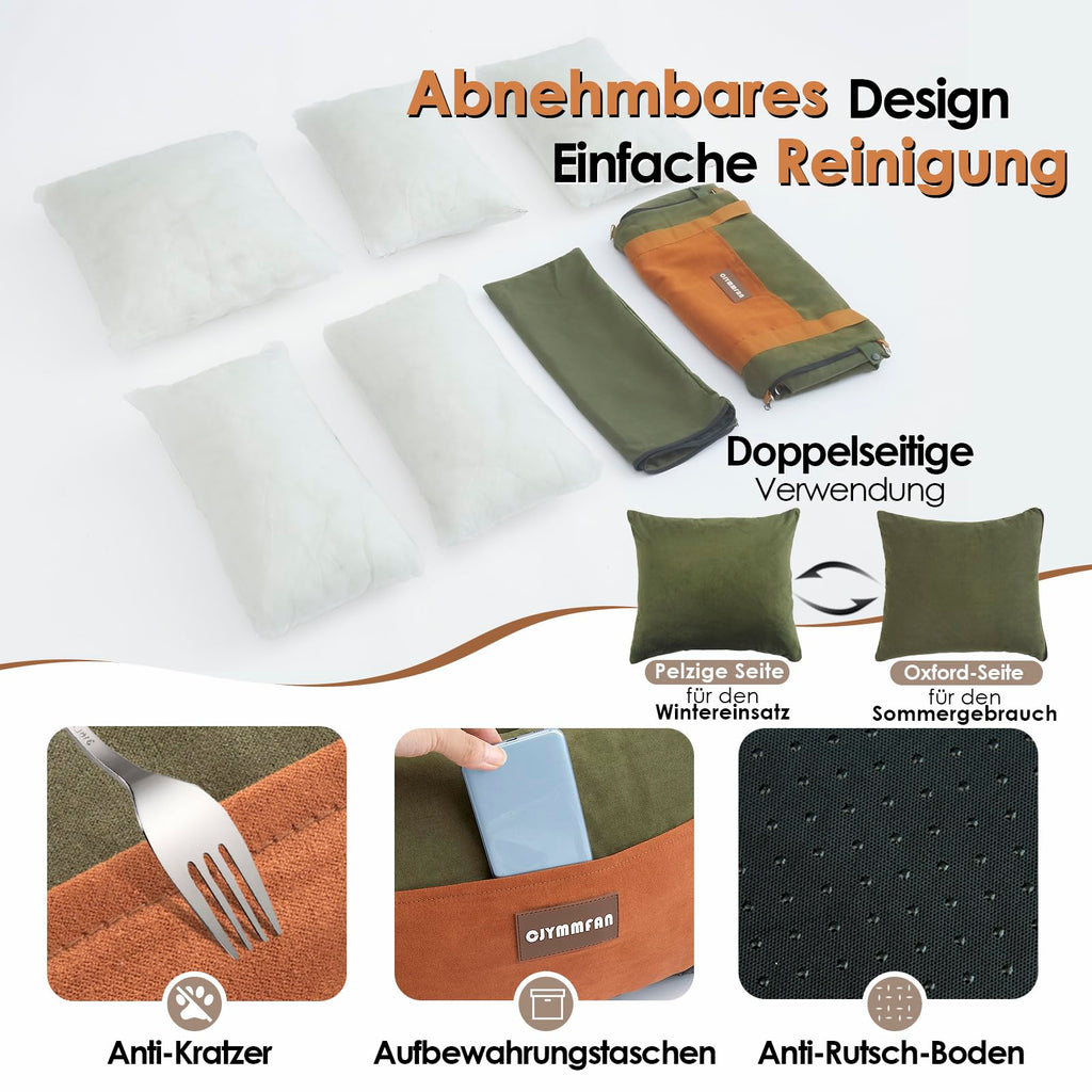 Hundesitz Auto Tragbar für Kleine & Mittlere Hunde bis 15kg