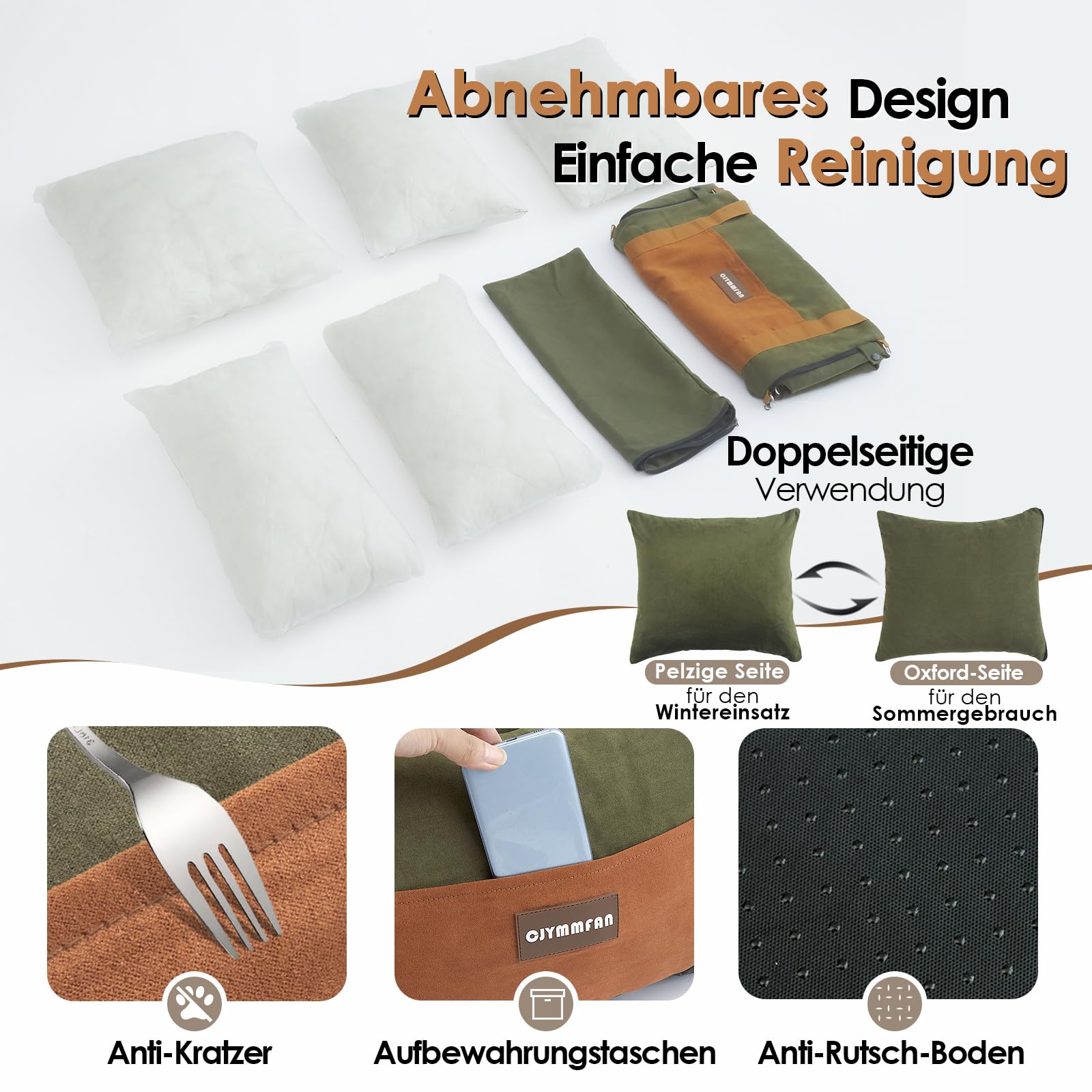 Hundesitz Auto Tragbar für Kleine & Mittlere Hunde bis 15kg